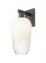 Innovations Lighting 716-1W-OB-G484-7OP - Brookhaven Flute - 1 Light - 6 inch - Oil Rubbed Bronze - Sconce