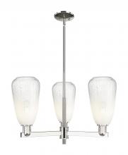 Innovations Lighting 716-3CR-PN-G480-6OP - Brookhaven Almond - 3 Light - 18 inch - Polished Nickel - Flush Mount
