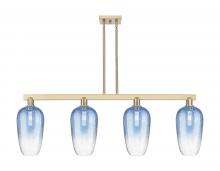 Innovations Lighting 716-4I-CB-G484-7SB - Brookhaven Flute - 4 Light - 48 inch - Champagne Bronze - Cord hung - Island Light