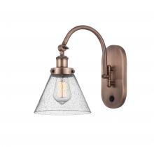 Innovations Lighting 918-1W-AC-G44-LED - Cone - 1 Light - 8 inch - Antique Copper - Adjustable Swing Arm