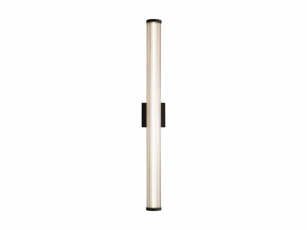 Rodara LED 36" Wall Sconce - Outdoor in Matte Black with Clear Glass Shade