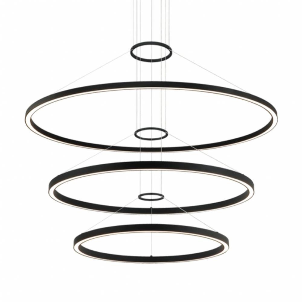 O'Hara Matte Black Chandelier