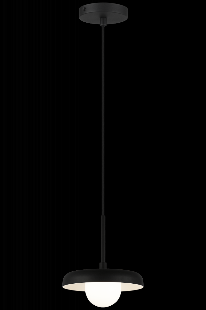 Creston Matte Black Pendant
