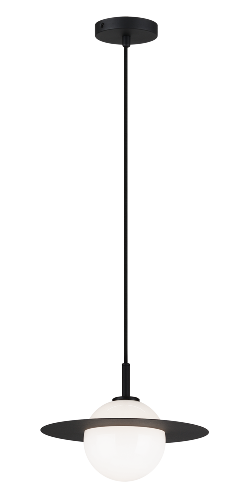 Saturn Black Pendant