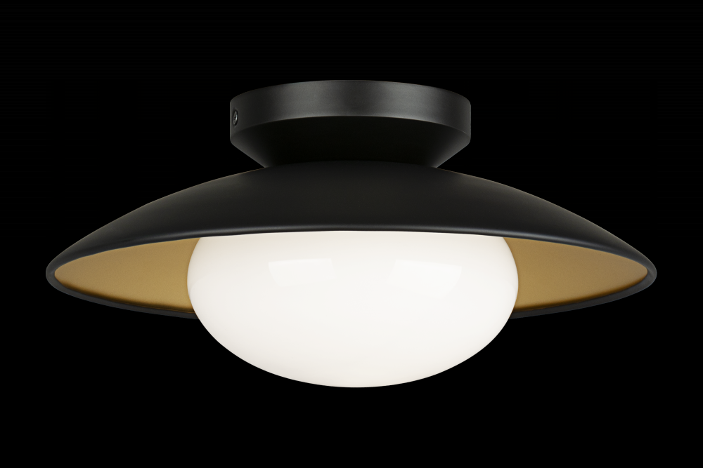 Hatley Black Ceiling Mount