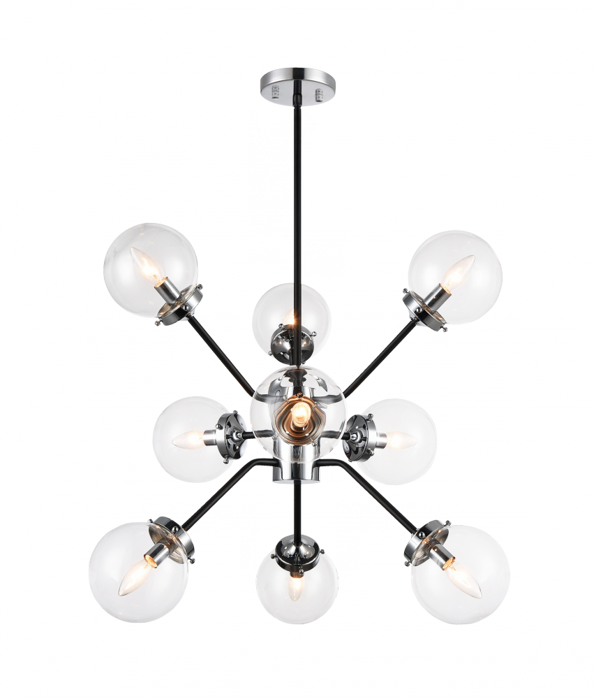 Maru Chrome Chandelier