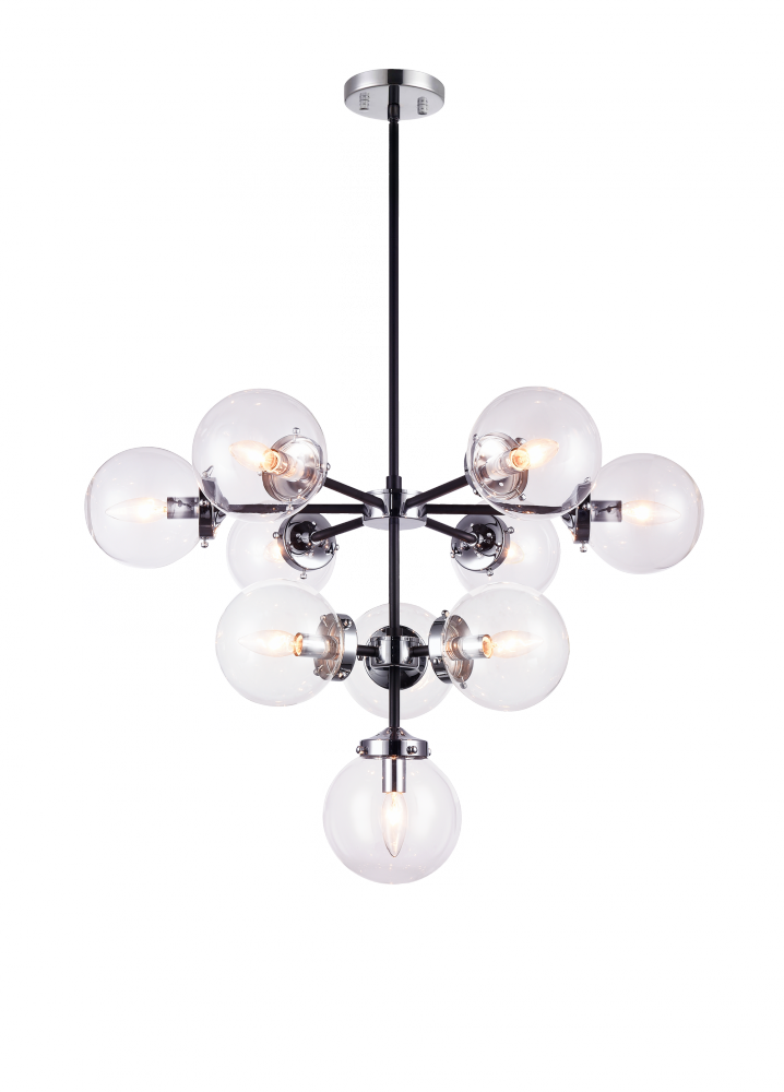 Maru Chrome Chandelier