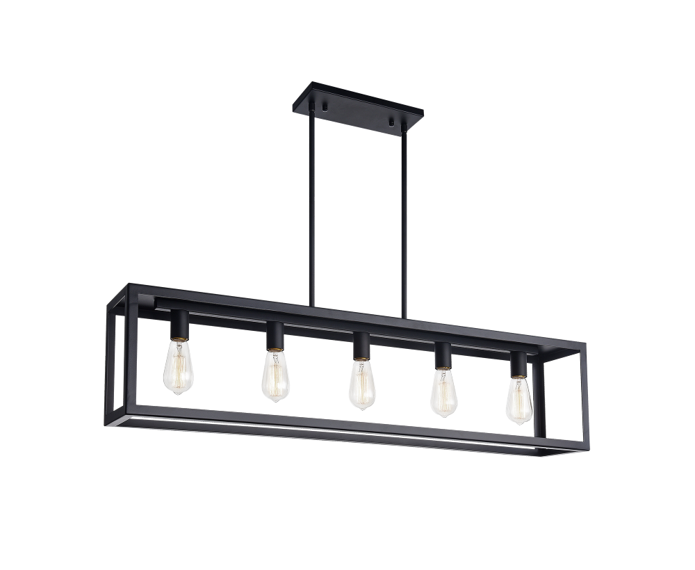 Flare Black Chandelier