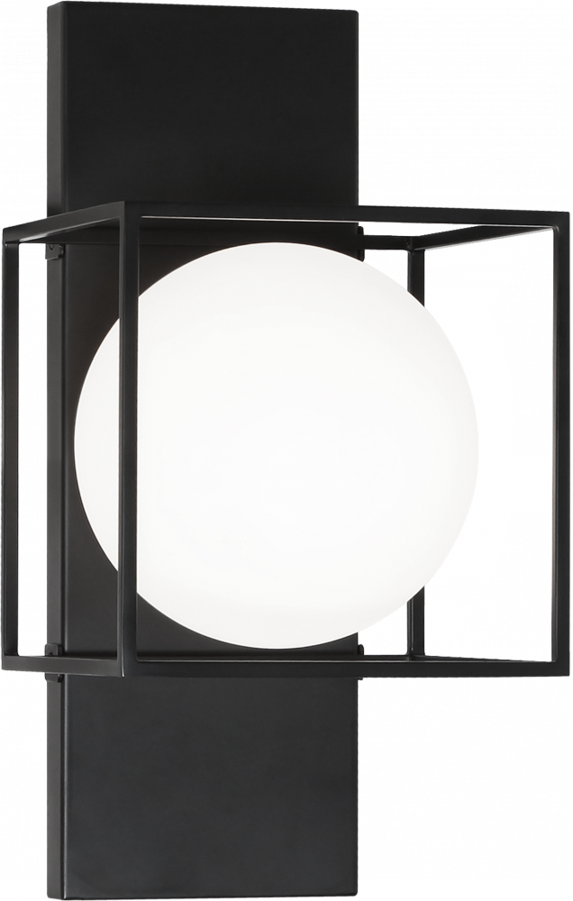 Squircle Black Wall Sconce