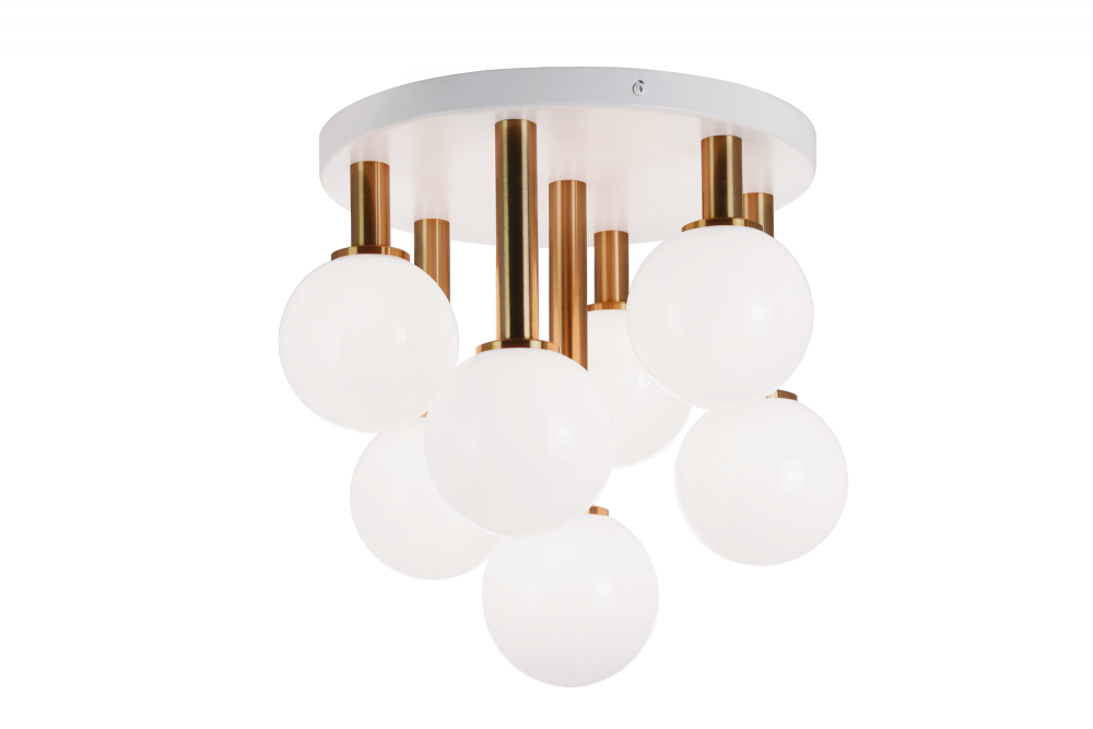 Stellar Aged Gold Brass Ceiling Mount