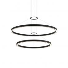 Matteo Lighting C30856MB - O'Hara Matte Black Chandelier