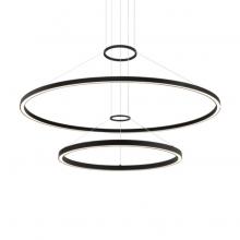 Matteo Lighting C30864MB - O'Hara Matte Black Chandelier