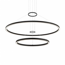 Matteo Lighting C30864MB - O'Hara Matte Black Chandelier