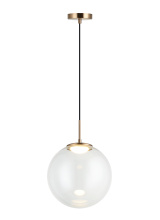 Matteo Lighting C61321AGCL - Boble Aged Gold Brass Pendant