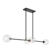 Matteo Lighting C81704BKCL - Novo Black Pendant