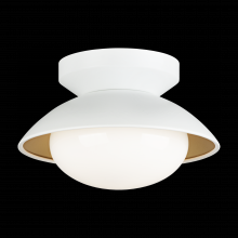 Matteo Lighting M13101WHOP - Hatley White Ceiling Mount