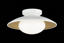 Matteo Lighting M13111WHOP - Hatley White Ceiling Mount