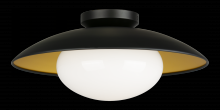 Matteo Lighting M13121BKOP - Hatley Black Ceiling Mount