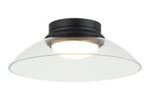Matteo Lighting M16401MBCL - Luna Matte Black Flush Mounts