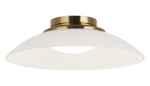 Matteo Lighting M16411AGFR - Luna Aged Gold Brass Flush Mounts