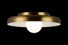 Matteo Lighting X34411AGOP - Creston Aged Gold Brass Ceiling Mount