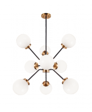 Matteo Lighting C72309AGOP - Maru Aged Gold Brass Chandelier