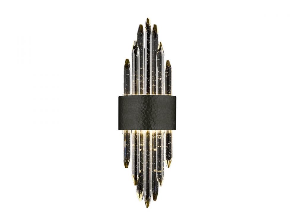 Aspen Collection Bubbled Crystal Wall Sconce