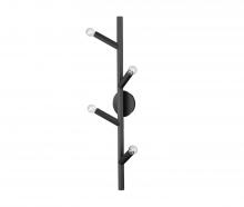 Avenue Lighting HF8884-BLK - The Oaks Black 4 Light Wall Sconce