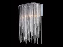 Avenue Lighting HF1200-CH - Fountain Ave. Chrome Jewlery Chain Wall Sconce