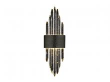 Avenue Lighting HF3017-HDBZ - Aspen Collection Bubbled Crystal Wall Sconce
