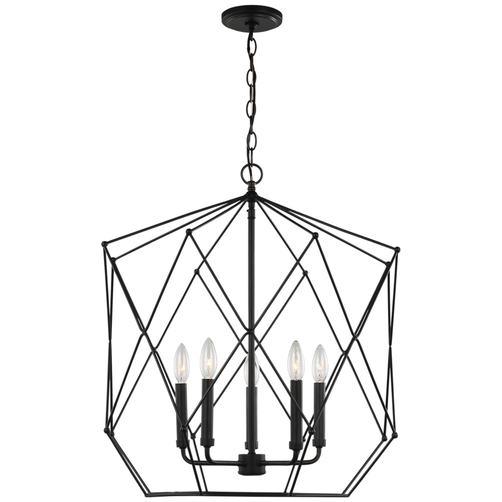 Zarra Large Five Light Lantern