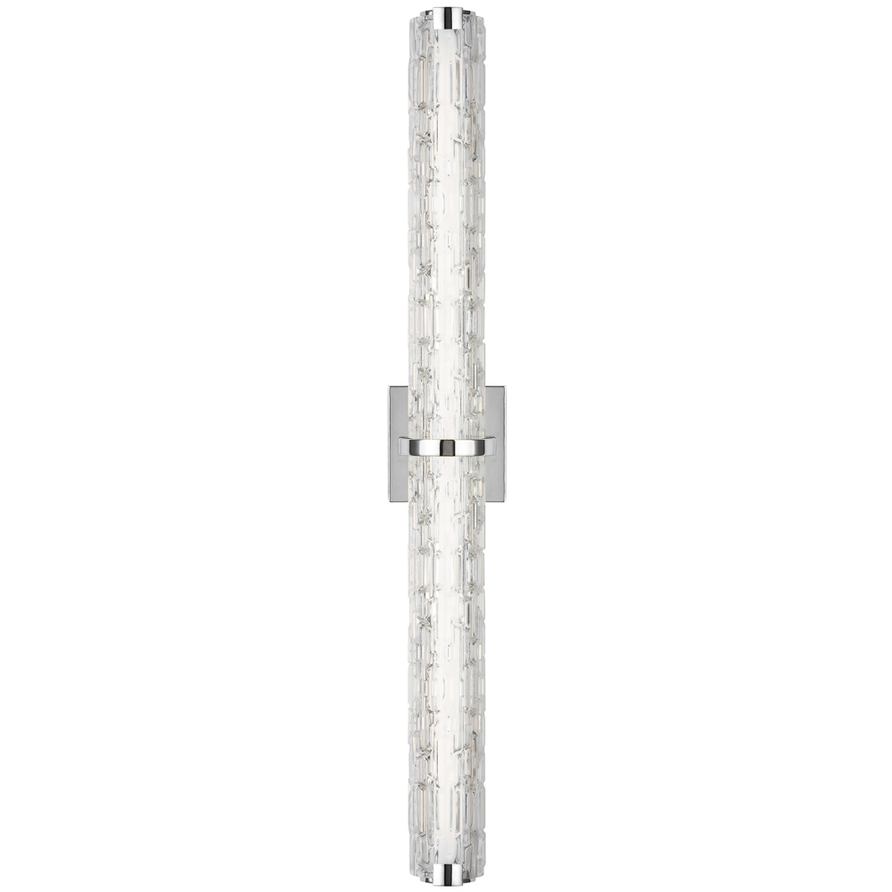 Cutler 36" Staggered Glass LED Vanity