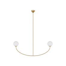 Visual Comfort & Co. Studio Collection AEC1132BBS - Galassia Grand Linear Chandelier