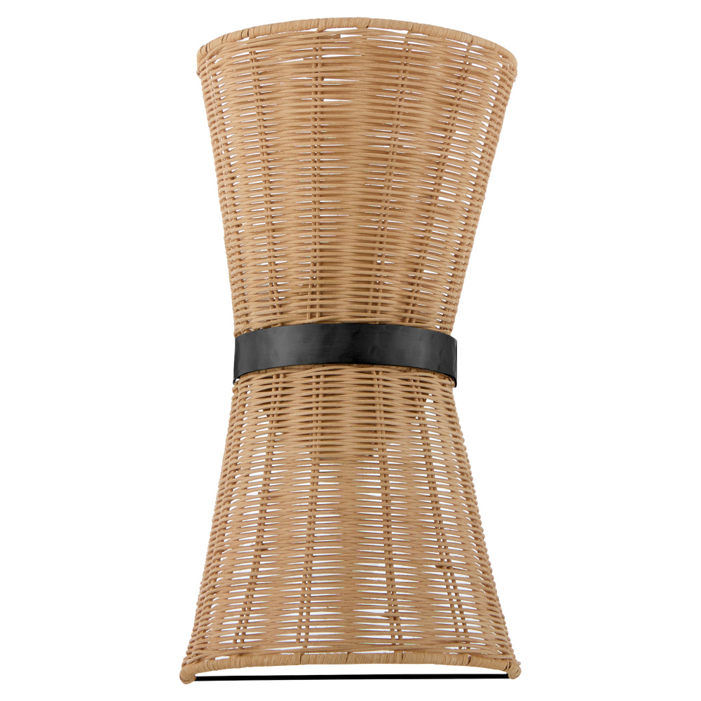 FAIRVIEW 2 LIGHT SCONCE - MATTE BLACK